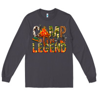 Smoke camp fire legend Long Sleeve Tee - NancyCooperArtShop