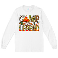 White camp fire legend Long Sleeve Tee - NancyCooperArtShop
