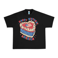 Black happy birthday america Urban Heavy Tee - MaliasSmallBusiness
