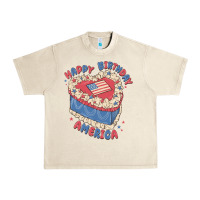 Sandshell happy birthday america Urban Heavy Tee - MaliasSmallBusiness