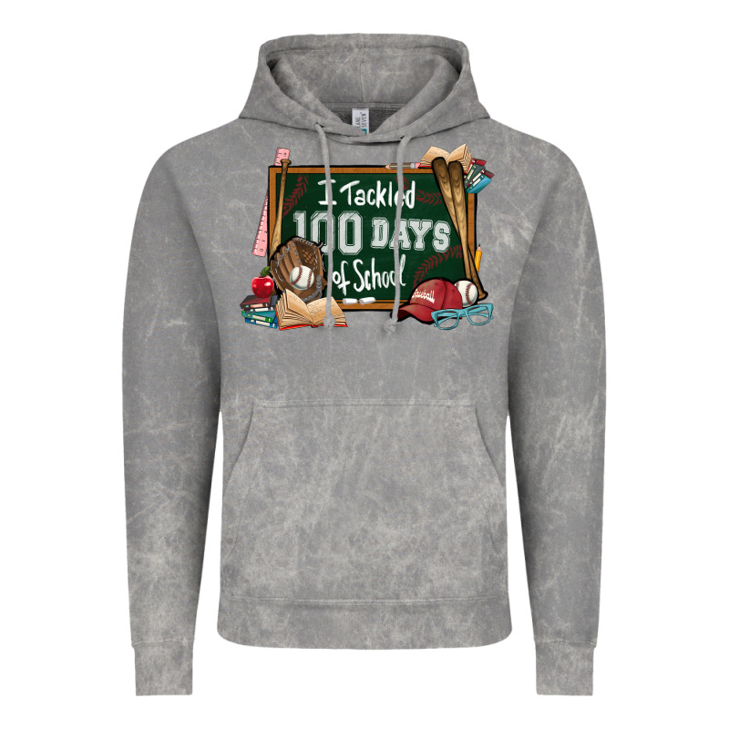 I Tacked 100 Days School Baseball Vintage Hoodie by NancyCooperArtShop | Teevron