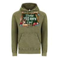 Vintage Olive I tacked 100 days school Baseball Vintage Hoodie - NancyCooperArtShop