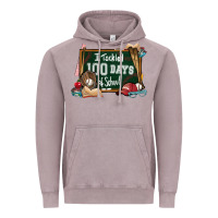Vintage Zinc I tacked 100 days school Baseball Vintage Hoodie - NancyCooperArtShop