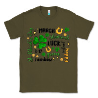 Army Green st. patricks day doodle Classic Tee - MaliasSmallBusiness
