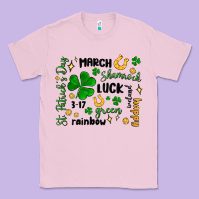 St. Patricks Day Doodle Classic Tee Designed By Maliassmallbusiness