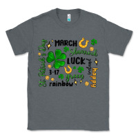 Charcoal Heather st. patricks day doodle Classic Tee - MaliasSmallBusiness
