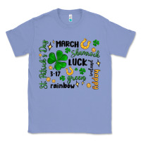 Colony Blue st. patricks day doodle Classic Tee - MaliasSmallBusiness