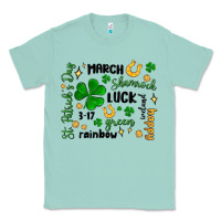 Seafoam st. patricks day doodle Classic Tee - MaliasSmallBusiness