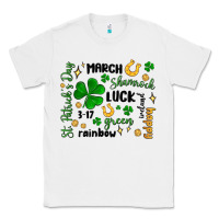 White st. patricks day doodle Classic Tee - MaliasSmallBusiness
