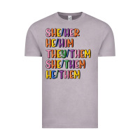 Vintage Zinc lgbtq pronouns Vintage Tee - MaliasSmallBusiness