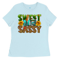 Baby Blue sweet and sassy Ladies Tee - HRA Design Shop