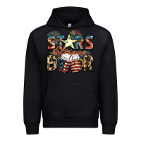 Black Stars stripes beer Urban Hoodie - FaDigitalArtStudio