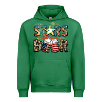 Emerald Stars stripes beer Urban Hoodie - FaDigitalArtStudio