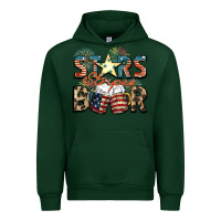 Forest Green Stars stripes beer Urban Hoodie - FaDigitalArtStudio