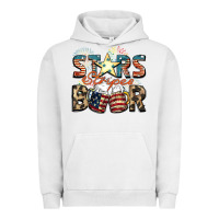Pigment Lunar Rock Stars stripes beer Urban Hoodie - FaDigitalArtStudio