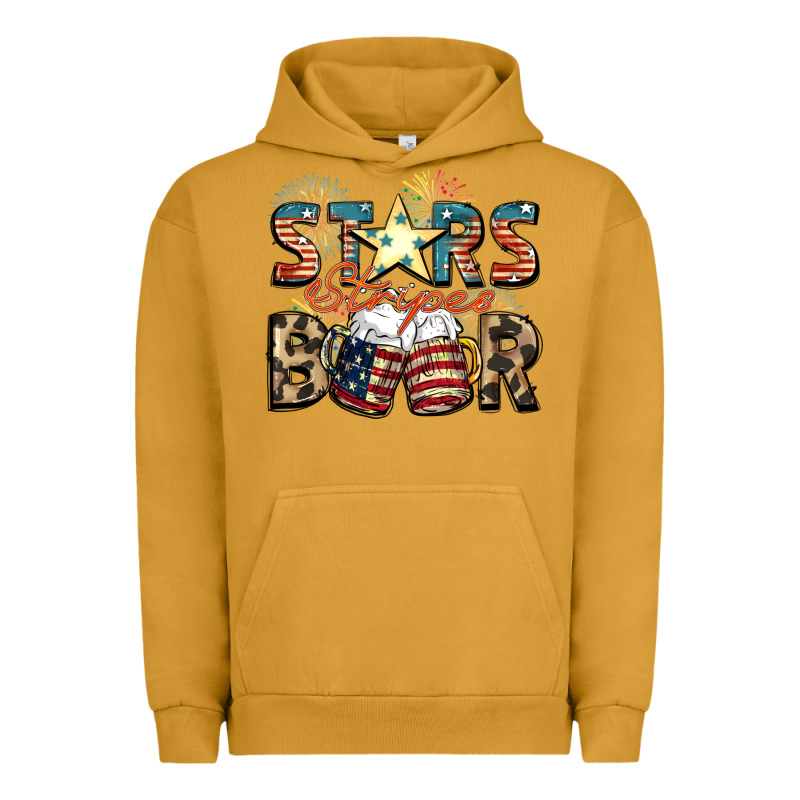 Stars Stripes Beer Urban Hoodie by FaDigitalArtStudio | Teevron