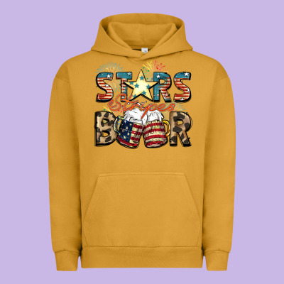 Stars Stripes Beer Urban Hoodie Designed By Fadigitalartstudio