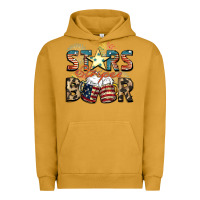 Pigment Peanut Butter Stars stripes beer Urban Hoodie - FaDigitalArtStudio