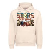 Sandshell Stars stripes beer Urban Hoodie - FaDigitalArtStudio