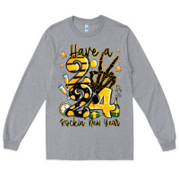 Heather Grey have rockin' new year 2024 Long Sleeve Tee - MaliasSmallBusiness
