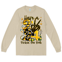 Mushroom have rockin' new year 2024 Long Sleeve Tee - MaliasSmallBusiness
