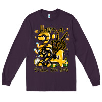 Plum have rockin' new year 2024 Long Sleeve Tee - MaliasSmallBusiness