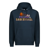Navy Wild about Basketball Premium Hoodie - HowdyJamesFarm