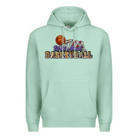 Seafoam Wild about Basketball Premium Hoodie - HowdyJamesFarm