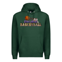 Sports Green Wild about Basketball Premium Hoodie - HowdyJamesFarm