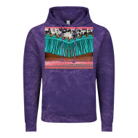 Cloud Purple western fringe cowhide leopard Vintage Hoodie - BarkalooDesign