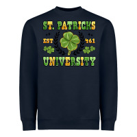 Navy st. patricks university Heavyweight Sweatshirt - MaliasSmallBusiness