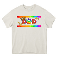 Cream lgbtq dad  libbey glass Heavy Core Tee - HRA Design Shop