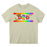 Mossy lgbtq dad  libbey glass Heavy Core Tee - HRA Design Shop