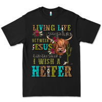 Black living life somewhere between jesus take the wheel Premium Tee - JahusDesignShop