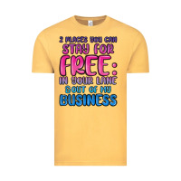 Vintage Mustard 2 places you can stay for free in your lane and ou Vintage Tee - MaliasSmallBusiness
