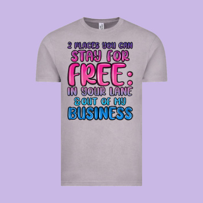 2 Places You Can Stay For Free In Your Lane And Ou Vintage Tee Designed By Maliassmallbusiness