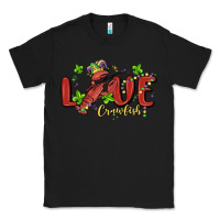 Black mardi gras love crawfish Classic Tee - MaliasSmallBusiness