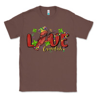 Chestnut mardi gras love crawfish Classic Tee - MaliasSmallBusiness