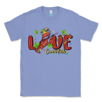 Colony Blue mardi gras love crawfish Classic Tee - MaliasSmallBusiness