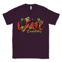 Plum mardi gras love crawfish Classic Tee - MaliasSmallBusiness