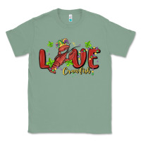 Sage mardi gras love crawfish Classic Tee - MaliasSmallBusiness