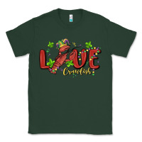 Sports Green mardi gras love crawfish Classic Tee - MaliasSmallBusiness