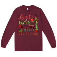 Santa's Favorite Para Professional Long Sleeve Tee | Teevron