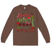 Chestnut santa's favorite para professional Long Sleeve Tee - MaliasSmallBusiness