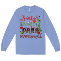 Colony Blue santa's favorite para professional Long Sleeve Tee - MaliasSmallBusiness