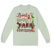 Matcha santa's favorite para professional Long Sleeve Tee - MaliasSmallBusiness