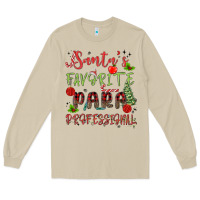 Mushroom santa's favorite para professional Long Sleeve Tee - MaliasSmallBusiness
