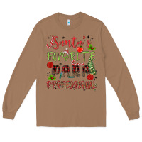 Toasted Coconut santa's favorite para professional Long Sleeve Tee - MaliasSmallBusiness
