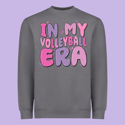In My Volleyball Era Heavyweight Sweatshirt Designed By Maliassmallbusiness