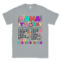 Heather Grey mama it's okay Classic Tee - JahusDesignShop
